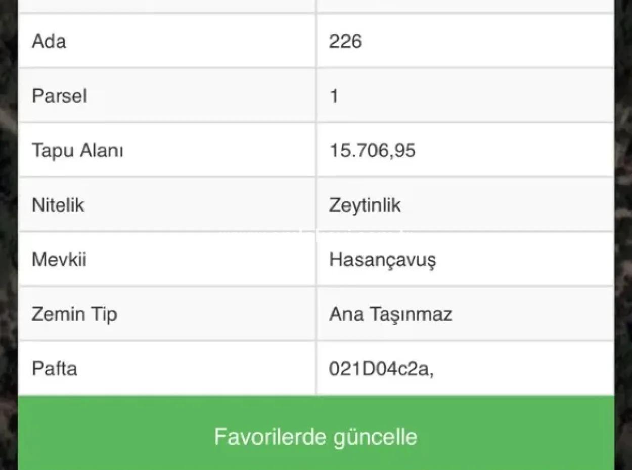 İlhan Emlaktan Sarigermede 15 Decares Of Land For Sale